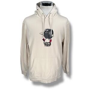 Sturniolo Triplets Let’s Trip Wheelie Hoodie Men's‎ Large Ivory Cream Pullover